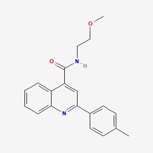 N-(2-methoxyethyl)-2-(4-methylphenyl)quinoline-4-carboxamide