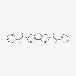 2,7-bis[(E)-2-phenylethenyl]-9H-fluorene