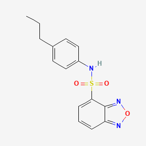 N-(4-propylphenyl)-2,1,3-benzoxadiazole-4-sulfonamide