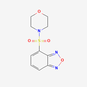 molecular formula C10H11N3O4S B11116739 4-(Morpholin-4-ylsulfonyl)-2,1,3-benzoxadiazole 