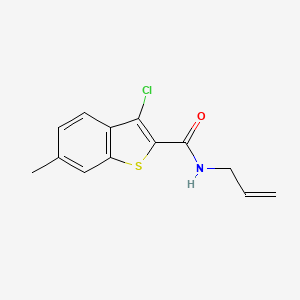 3-chloro-6-methyl-N-(prop-2-en-1-yl)-1-benzothiophene-2-carboxamide