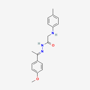 N'-[(1E)-1-(4-Methoxyphenyl)ethylidene]-2-[(4-methylphenyl)amino]acetohydrazide