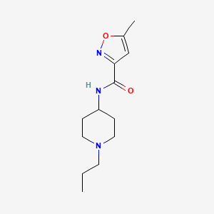 5-methyl-N-(1-propylpiperidin-4-yl)-1,2-oxazole-3-carboxamide