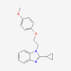 2-cyclopropyl-1-[2-(4-methoxyphenoxy)ethyl]-1H-benzimidazole