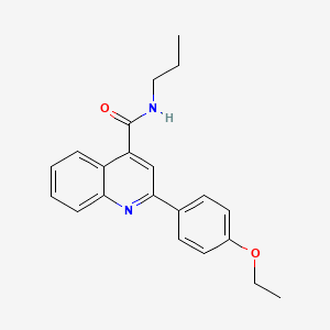 2-(4-ethoxyphenyl)-N-propylquinoline-4-carboxamide