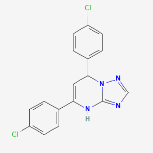 5,7-Bis(4-chlorophenyl)-3,7-dihydro[1,2,4]triazolo[1,5-a]pyrimidine