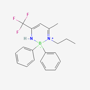 diphenyl[1,1,1-trifluoro-4-(propylimino-kappaN)pent-2-en-2-aminato-kappaN]boron