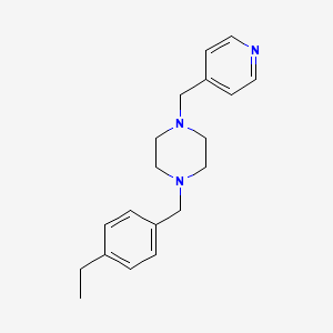 1-(4-Ethylbenzyl)-4-(pyridin-4-ylmethyl)piperazine