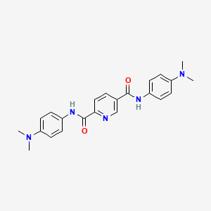 N,N'-bis[4-(dimethylamino)phenyl]pyridine-2,5-dicarboxamide