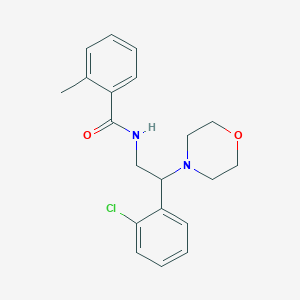 N-[2-(2-chlorophenyl)-2-(morpholin-4-yl)ethyl]-2-methylbenzamide