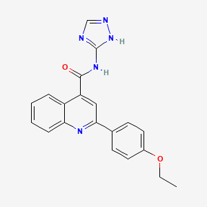 2-(4-ethoxyphenyl)-N-(1H-1,2,4-triazol-3-yl)quinoline-4-carboxamide