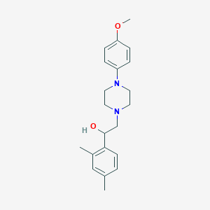 1-(2,4-Dimethylphenyl)-2-[4-(4-methoxyphenyl)piperazin-1-yl]ethanol