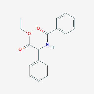 molecular formula C17H17NO3 B11117295 Ethyl phenyl[(phenylcarbonyl)amino]acetate 