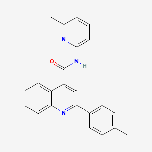 2-(4-methylphenyl)-N-(6-methylpyridin-2-yl)quinoline-4-carboxamide