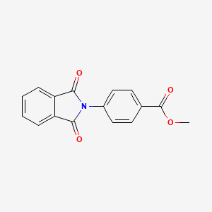 molecular formula C16H11NO4 B11117401 Methyl 4-(1,3-dioxoisoindol-2-yl)benzoate 