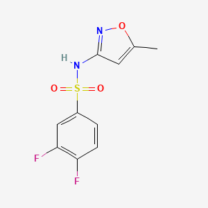 3,4-difluoro-N-(5-methyl-1,2-oxazol-3-yl)benzenesulfonamide