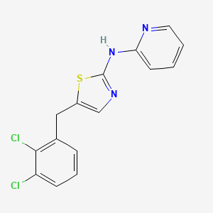 N-[5-(2,3-dichlorobenzyl)-1,3-thiazol-2-yl]pyridin-2-amine