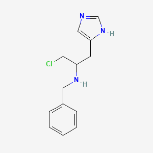 N-benzyl-1-chloro-3-(1H-imidazol-5-yl)propan-2-amine