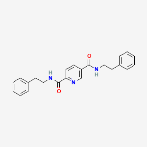 N,N'-bis(2-phenylethyl)pyridine-2,5-dicarboxamide