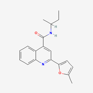 N-(butan-2-yl)-2-(5-methylfuran-2-yl)quinoline-4-carboxamide