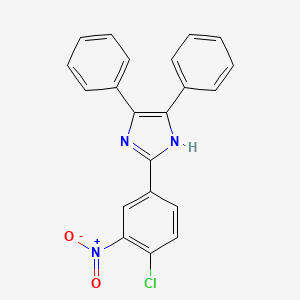 2-(4-chloro-3-nitrophenyl)-4,5-diphenyl-1H-imidazole