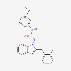 N-(3-methoxyphenyl)-2-[2-(2-methylbenzyl)-1H-1,3-benzimidazol-1-yl]acetamide