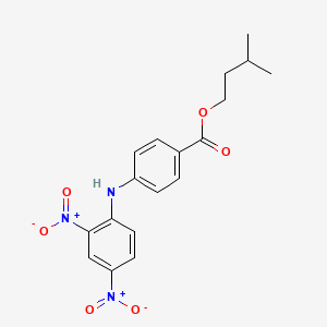 3-Methylbutyl 4-[(2,4-dinitrophenyl)amino]benzoate