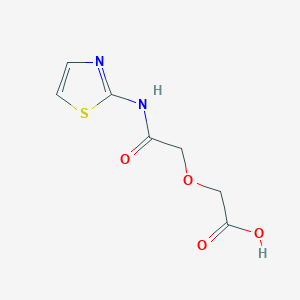 [2-Oxo-2-(1,3-thiazol-2-ylamino)ethoxy]acetic acid