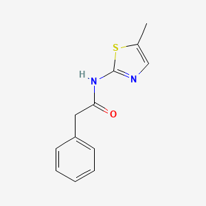 N-(5-methyl-1,3-thiazol-2-yl)-2-phenylacetamide