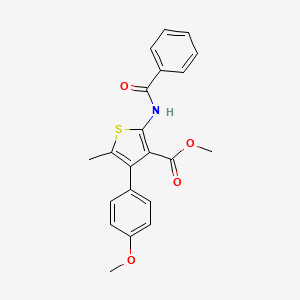 Methyl 2-benzamido-4-(4-methoxyphenyl)-5-methylthiophene-3-carboxylate