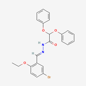 N'-[(E)-(5-bromo-2-ethoxyphenyl)methylidene]-2,2-diphenoxyacetohydrazide