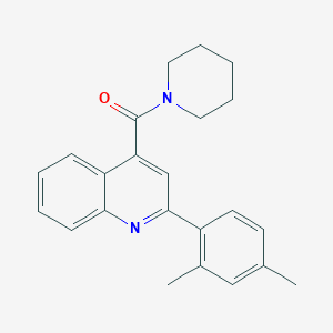 [2-(2,4-Dimethylphenyl)quinolin-4-yl](piperidin-1-yl)methanone