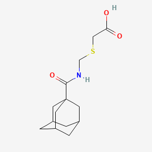 {[(Adamantane-1-carbonyl)-amino]-methylsulfanyl}-acetic acid