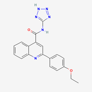 2-(4-ethoxyphenyl)-N-(1H-tetrazol-5-yl)quinoline-4-carboxamide