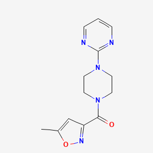 molecular formula C13H15N5O2 B11117880 (5-Methyl-1,2-oxazol-3-yl)[4-(pyrimidin-2-yl)piperazin-1-yl]methanone 