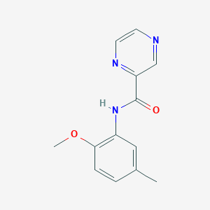 N-(2-methoxy-5-methylphenyl)pyrazine-2-carboxamide