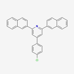 4-(4-Chlorophenyl)-2,6-di(2-naphthyl)pyridine