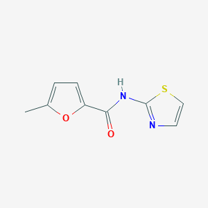 molecular formula C9H8N2O2S B11118002 5-methyl-N-(1,3-thiazol-2-yl)furan-2-carboxamide 