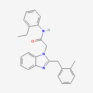 N-(2-ethylphenyl)-2-[2-(2-methylbenzyl)-1H-benzimidazol-1-yl]acetamide