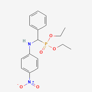 Diethyl {[(4-nitrophenyl)amino](phenyl)methyl}phosphonate