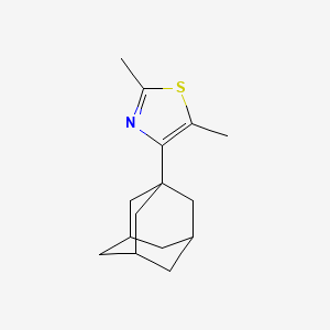 molecular formula C15H21NS B11118100 4-(1-Adamantyl)-2,5-dimethyl-1,3-thiazole 