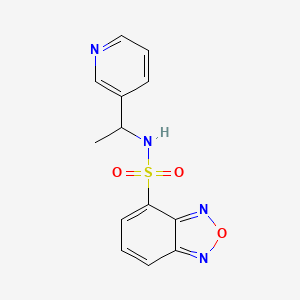 N-[1-(pyridin-3-yl)ethyl]-2,1,3-benzoxadiazole-4-sulfonamide