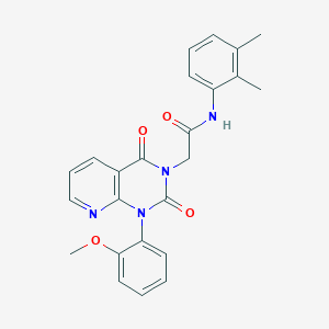 molecular formula C24H22N4O4 B11118193 N-(2,3-dimethylphenyl)-2-[1-(2-methoxyphenyl)-2,4-dioxo-1,4-dihydropyrido[2,3-d]pyrimidin-3(2H)-yl]acetamide 