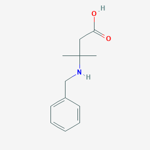 molecular formula C12H17NO2 B111182 3-(苄氨基)-3-甲基丁酸 CAS No. 113479-11-1