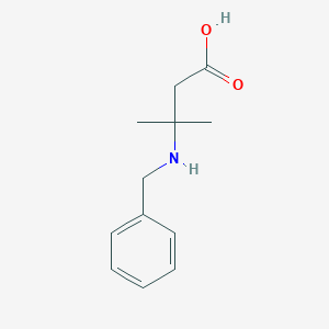 molecular formula C12H17NO2 B111182 3-(Benzylamino)-3-methylbutansäure CAS No. 113479-11-1