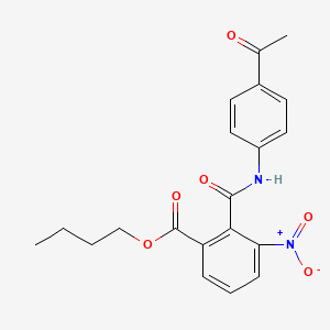 Butyl 2-[(4-acetylphenyl)carbamoyl]-3-nitrobenzoate