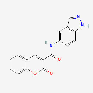 N-(1H-indazol-5-yl)-2-oxo-2H-chromene-3-carboxamide