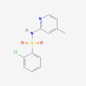 2-chloro-N-(4-methylpyridin-2-yl)benzenesulfonamide