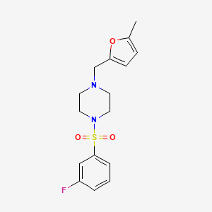 1-[(3-Fluorophenyl)sulfonyl]-4-[(5-methyl-2-furyl)methyl]piperazine