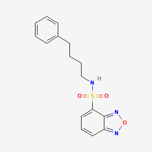 N-(4-phenylbutyl)-2,1,3-benzoxadiazole-4-sulfonamide